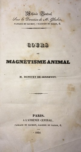Dupotet sennevoy cours de - ,