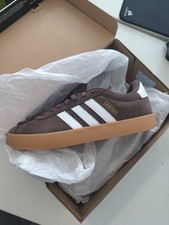 baskets adidas vl court 3.0 marron cuir