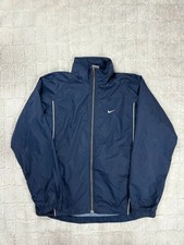Veste Nike Vintage Marine – Coupe-Vent Déperlant – Logo Brodé – Taille M