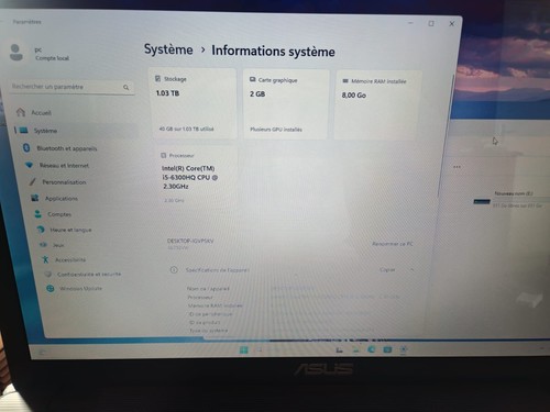 Portable asus gl52v - asus,
