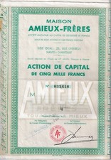 Actions 5000 francs Maison