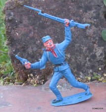 JECSAN GUERRE SECESSION /  FIGURINE NORDISTE REVOLVER ET CARABINE NO REAMSA