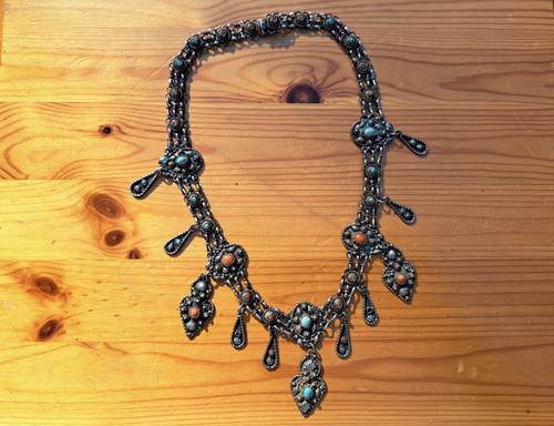 Collier argent 800 égypte - argent,