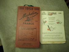 Guide Michelin 1958 Avec Son Courrier 