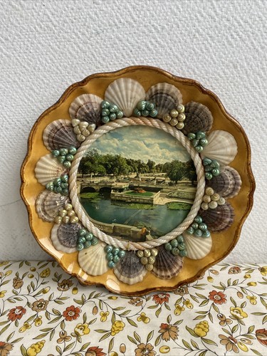 Ancienne assiette décorative - ancienne,