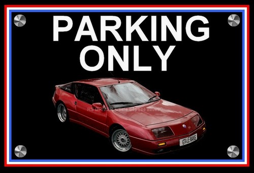 Plaque parking only alpine - ",