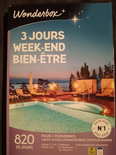 Coffret wonderbox jours - jours, week
