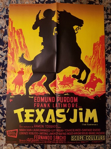 Affiche litho 1965 texas - affiche,
