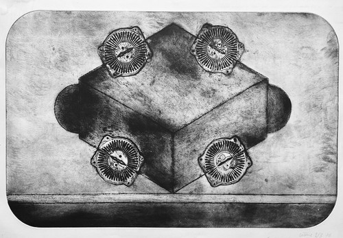 Claude viseux rare - claude, gravure