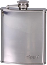ZIPPO Flacon En Acier Inoxydable Poli / 6 Oz (177,45 Ml) / Boîte Cadeau