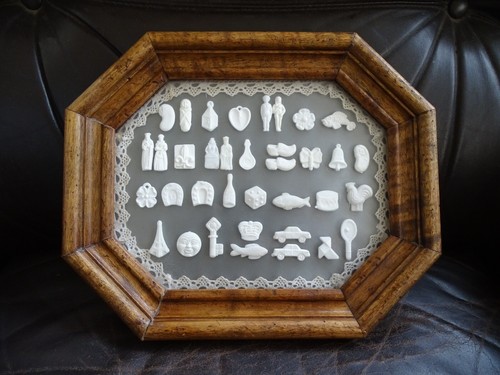 Rare cadre collection fèves - collection,