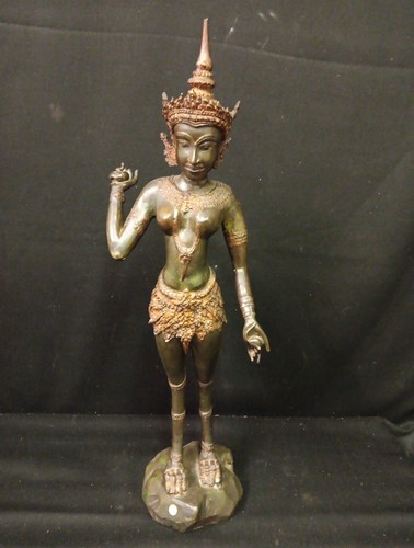 Bouddha fonte acier à - fonte, d'acier