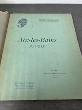 ancien livre Aix les Bains