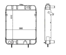 RADIATEUR EAU JOHN DEERE  1055