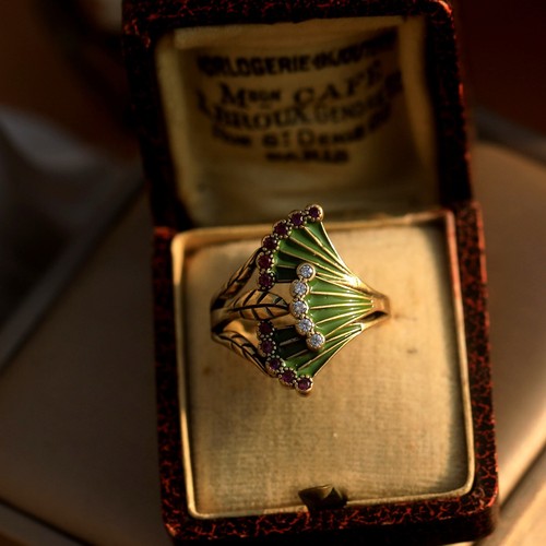 Bague doré antique réglable - bague,