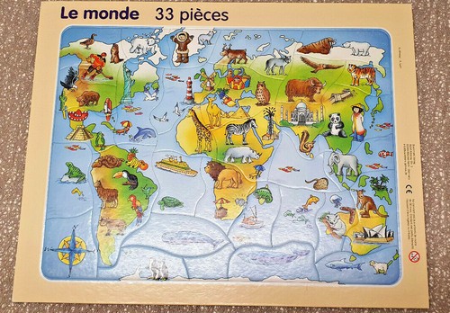 Lot puzzles monde 33 - de,