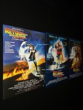 RETOUR VERS LE FUTUR  Back to the Future 1.2.3 ! affiche cinema cars delorean µ