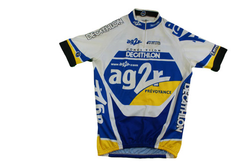 Maillot vélo rétro ag2r - maillot,