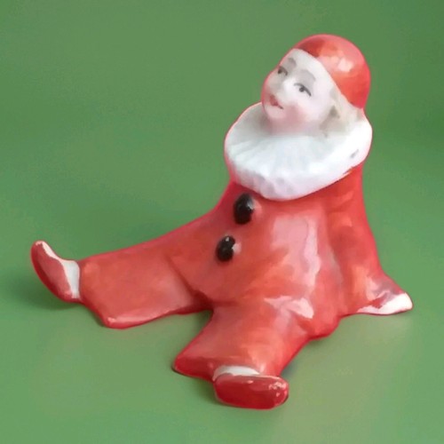 Superbe figurine arlequin - , en