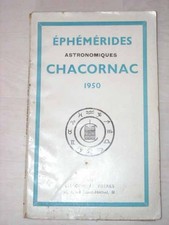 5409 Astronomie Ephémérides astronomiques Chacornac 1950
