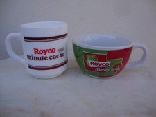 lot de 2 tasses  ROYCO  minute soup  et ROYCO cacao