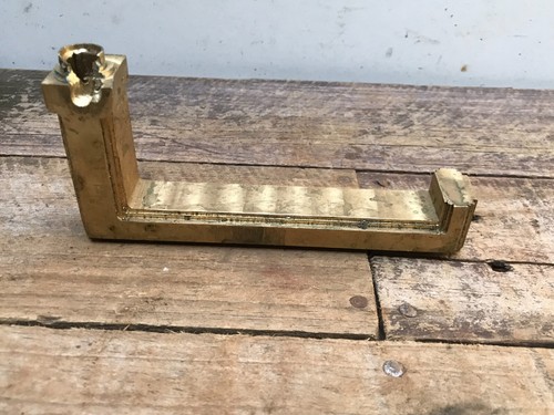 Brass rod shape wide - brass, 5