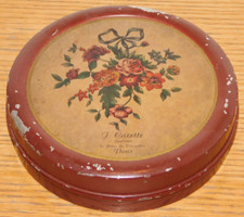 ancien BOITE confiserie J.CARETTE confiseur macarons PARIS 4 PLACE du TROCADERO