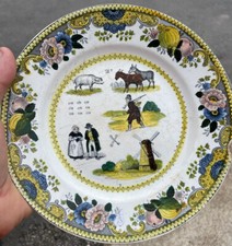 Assiette Faience Fine Rébus