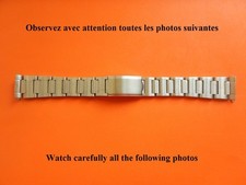 19 MM BRACELET H LINKS IDÉAL SEIKO 5 YEMA FLYGRAF SOUS MARINE RALLYGRAF DROIT