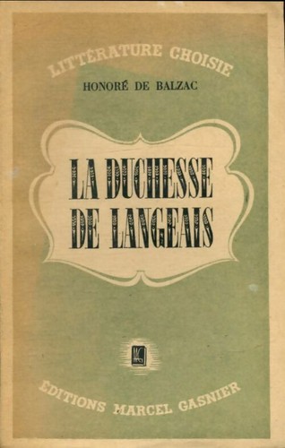 Duchesse langeais un - la,