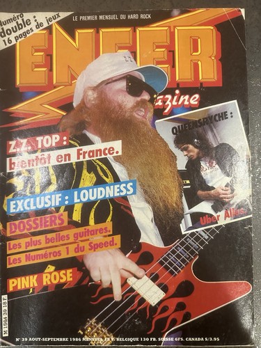 Enfer magazine zz top - enfer,