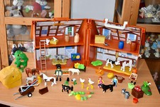 PLAYMOBIL MAISON 4142 ferme transportable meublée