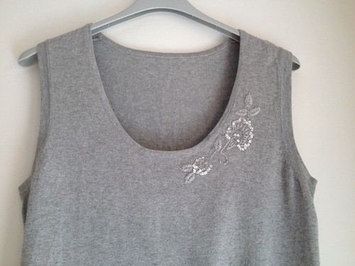 Pull sans manches cachemire - manches,