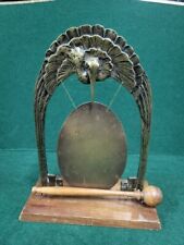 ANCIEN GONG DE TABLE EN BRONZE