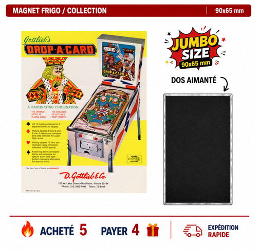 Magnet frigo drop - drop, card
