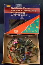 ANCIENNE GUIRLANDE ELECTRIQUE POUR SAPIN DE NOEL. NOEL ANCIEN