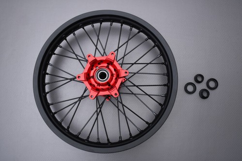 Roue jante arr complète - roue, cross