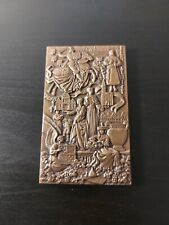 Medaille France Bronze 183g DELAMARRE Bourgogne Superbe État