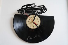 Horloge murale disque vinyle