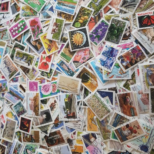 Lot 100 timbres france - 100,