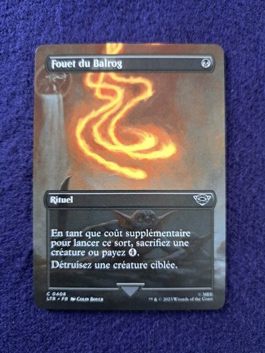 Mtg magic carte fouet - mtg,