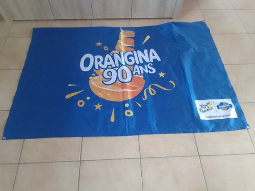 Drapeau orangina caravane - drapeau,