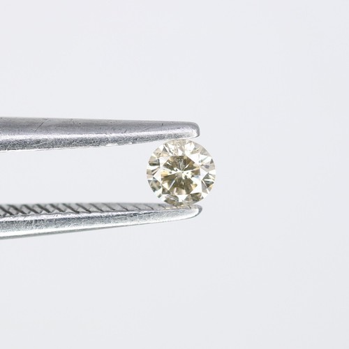 Diamant poli rond taille
