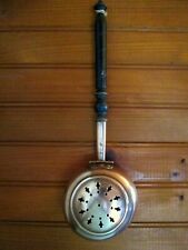 BASSINOIRE MOINE CHAUFFE LIT CHAUFFERETTE laiton martelé Déco Art Populaire