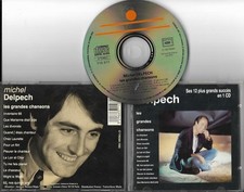 CD 12 TITRES MICHEL DELPECH LES GRANDES CHANSONS BEST OF 1989 TREMA  ‎– 710 317
