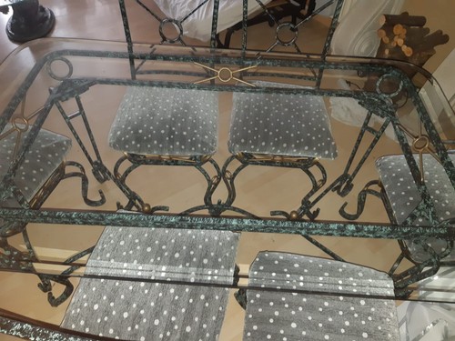 Table fer forgé - table,