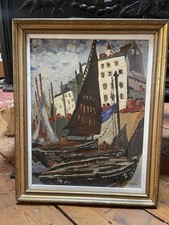 J. Nolorgues - Huile sur Carton - Paysage Marin - esprit Méheut – XX