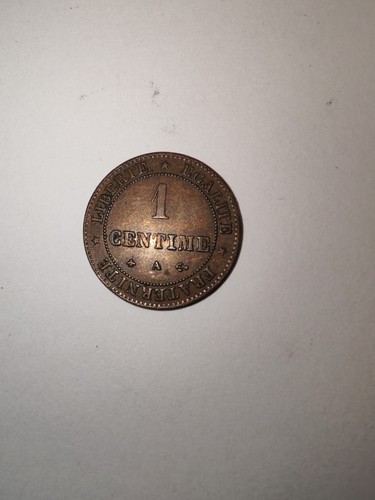 Rare pièce monnaie centime - rare, 1