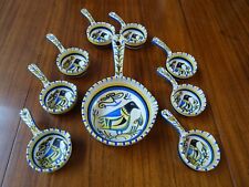 BEL ENSEMBLE 9 PIECES QUIMPER KERALUC JOS.LE CORRE