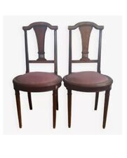 Deux anciennes chaises de style empire / directoire, influences Louis XVI